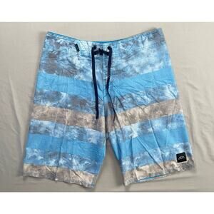 Oakley Men's Voyage Nomad Hydrolix Board Shorts. Blue, Men's Size 32. EUC!!